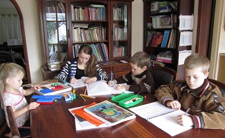 Homeschooling in South Africa - Multi-level homeschooling family