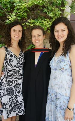 Homeschool Family's 2nd university graduate - The 3 Marais Girls