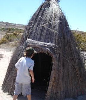San Bushmen's hut