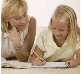 doing-bookwork.gif language arts resources
