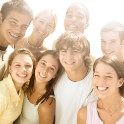 group of teens group of teens