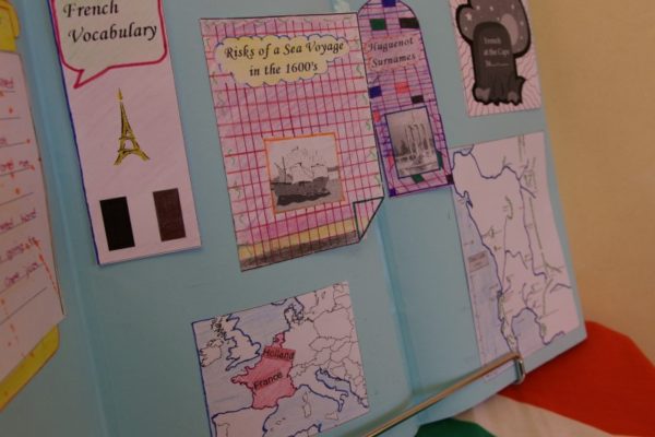 The French Huguenots lapbook project