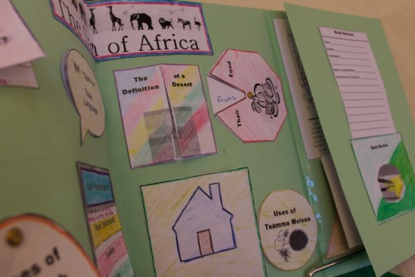 The San lapbook project - South African homeschool