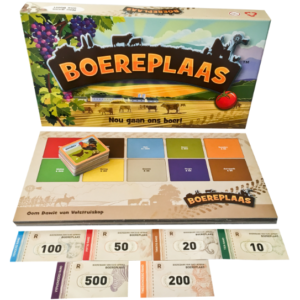 Boereplaas Bordspeletjie / Boereplaas Boardgame in Afrikaans