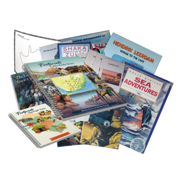 Footprints - The Early Years - South African Homeschool Curriculum book bundle