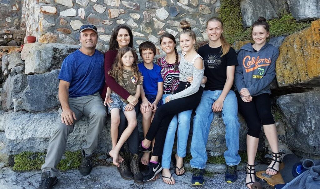 South African Homeschool family