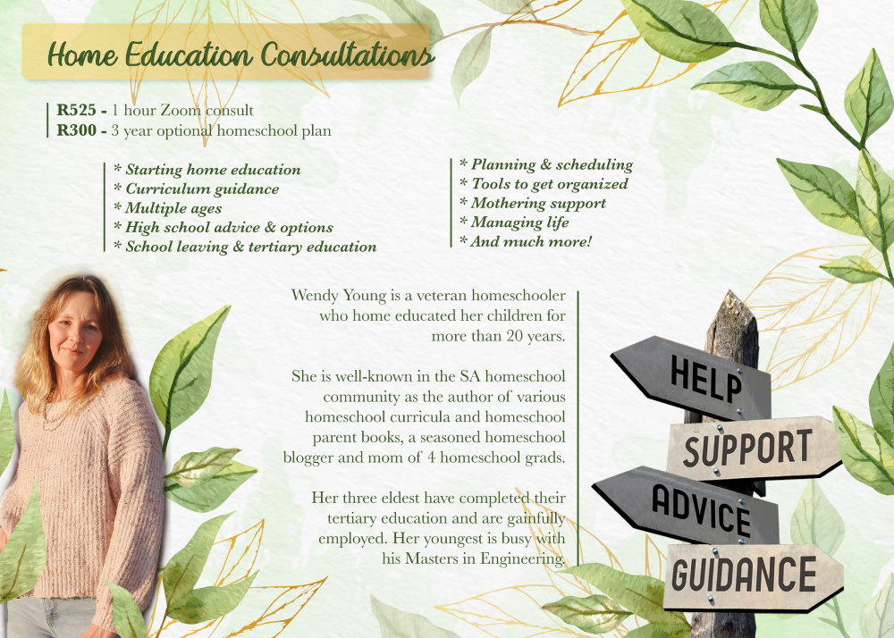 Homeschool Consultation with Wendy Young