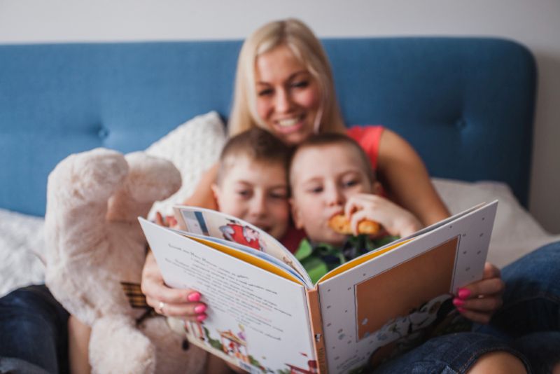 Children are made readers on the laps of their parents ~ Emily Buchwald
